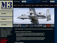 Tablet Screenshot of m3-tec.com